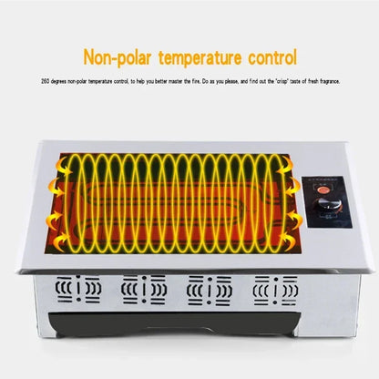 U-shaped electric oven Korean household non stick electric oven smokeless barbecue plate iron plate barbecue pot.