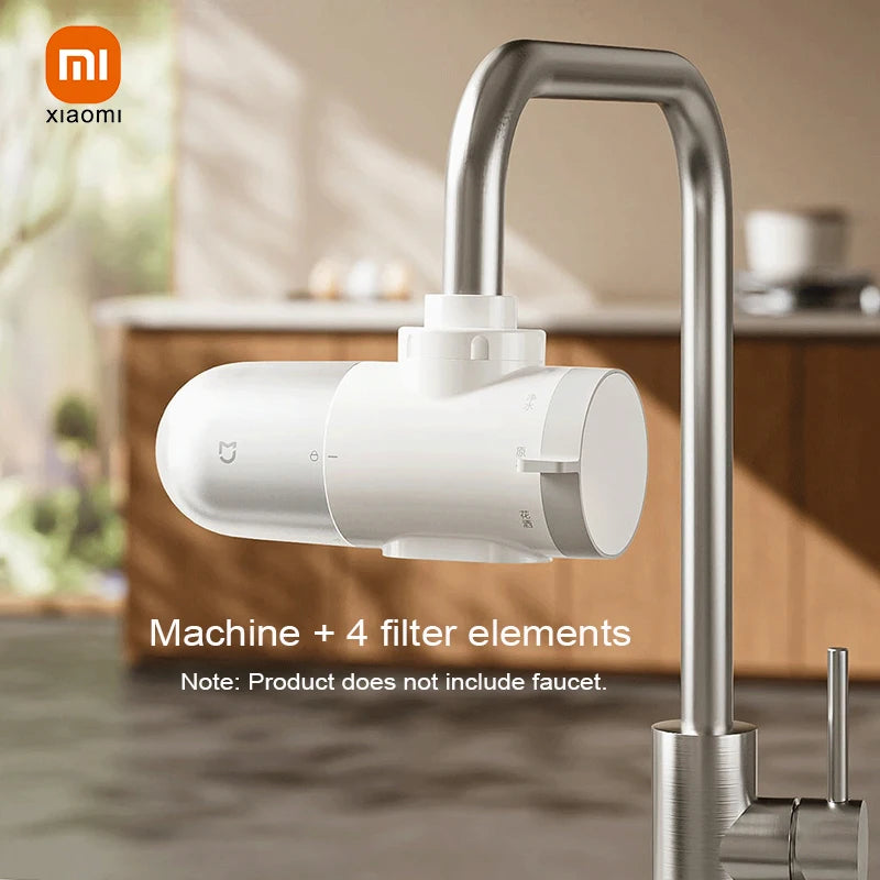 2024 New XIAOMI Mijia Faucet Water Purifier 2 Household Kitchen Tap Visible Water Filter Activated Carbon Percolator System.