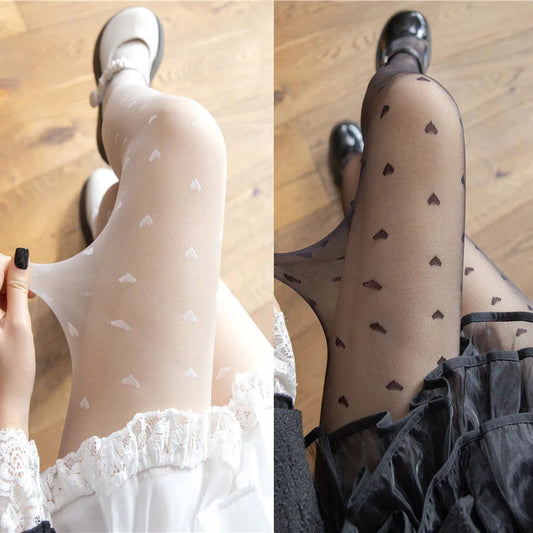 Sexy Women Tights Classic Silk Stockings Thin White Nightclub Vintage Thigh Sheer Pantyhose Female Elastic Hosiery
