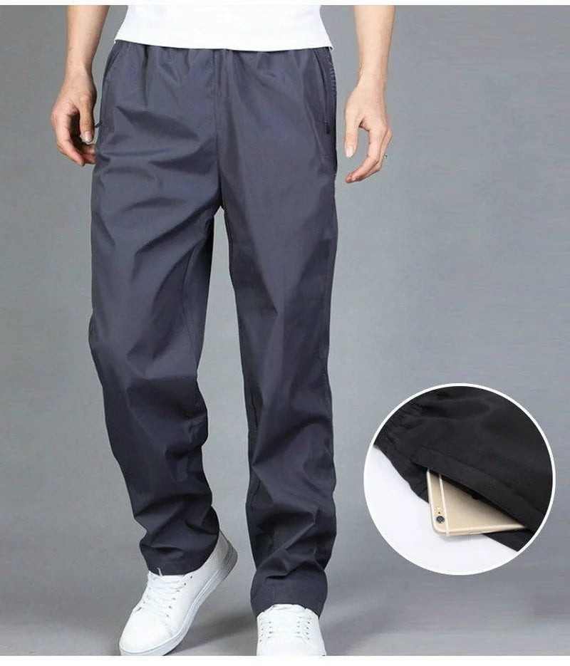 Men's Pants Sweatpant Quick Dry Breathable Pants Spring Sports Trouser Elastic Waist Straight Wide Joggers Running Tracksuit Men.