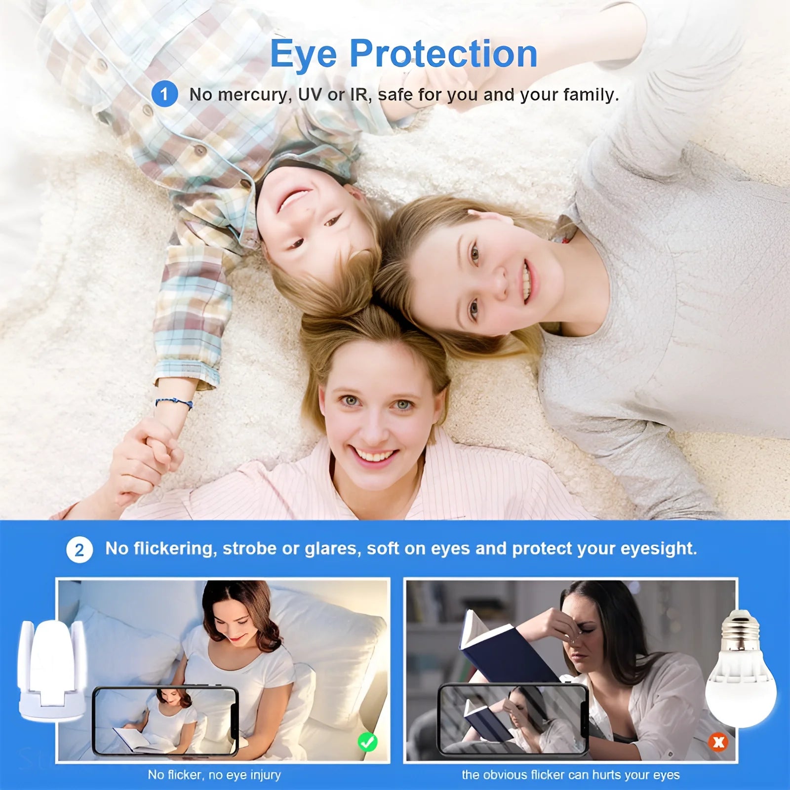 60W 100W E27 Led-lampe Fan Blade Timing Lampe 220V 110V Faltbare Led Industrielle Glühbirne Lampe für Home Decke Licht Garage Licht.