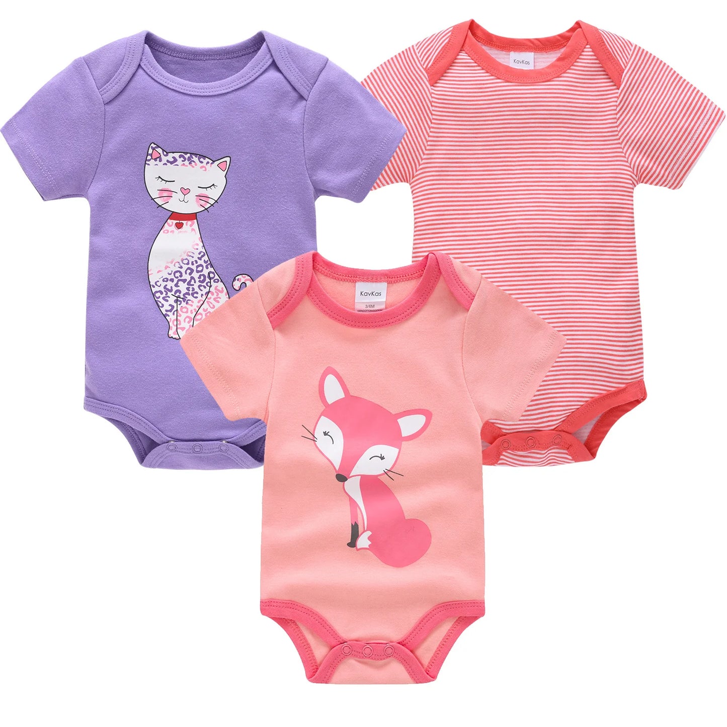 3 teile/los Baby Jungen Body Mode Körper Anzüge Kurzarm Neugeborenen Overalls Cartoon Kinder Baby Mädchen Strampler Kleidung Боди