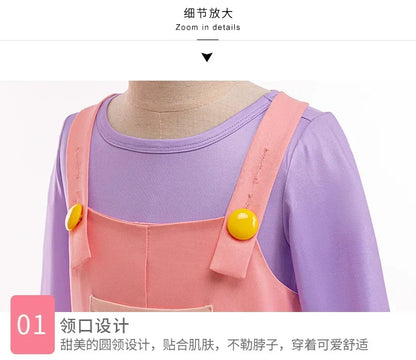 Mädchen Anime Cartoon Pomni Raghata Jax Caine Cosplay Kostüm erstaunliche digitale Zirkus Cosplay Clown Kind Overall Jungen Halloween Anzug