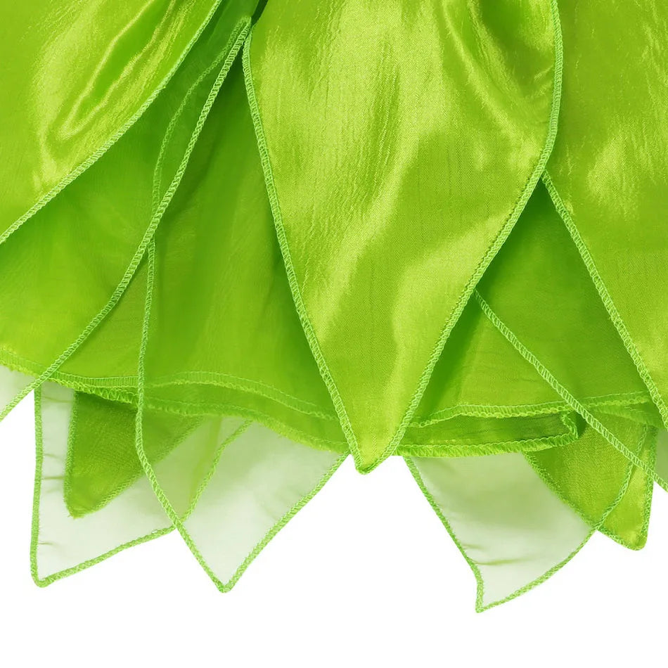 3-10 Jahre Kinder Feenkleid Kinder Cosplay Abend Fantasie Baby Rüschen Karneval Kostüm Prinzessin Grün Party Kleidung 2023 Neu.