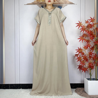Neue Sommer-Kaftan-Abaya 2023, afrikanische Kleider für Frauen, traditionelle Kleidung, Islam-Gebetskleidung, Türkei, muslimische lose Robe, Ramadan