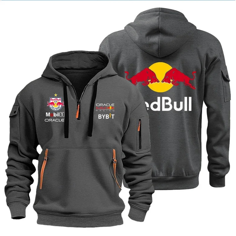 2025 High Quality Red Bull Motorcycle Sports Hoodie Outdoor Sports Bicycle Jacket Men's Sports Coat.