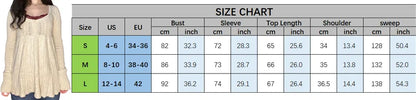 2000er Jahre Vintage Langarm Babydoll Strickpullover Tops Cottage Milkmaid Pullover Ästhetische Grunge Y2k Strickwaren T-Shirts Damen.