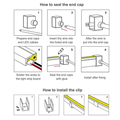 T0511/0513/0515 LED Neon Rope Tube 5050 flexible Led Strip Light Silica Gel silicone hose for WS2812 WS2815 8/10/12mm PCB Lights.