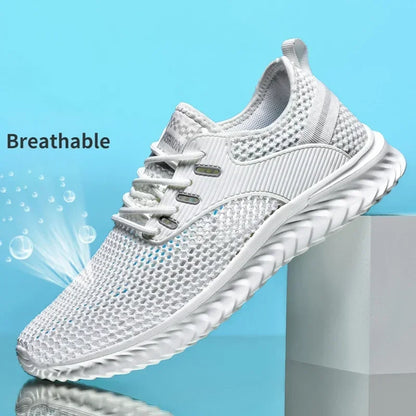 Sommer Herren Sneakers atmungsaktive und leichte Herren Casual Tennis Sneakers Hollow Mesh Herren Laufschuhe Tenis Masculino.
