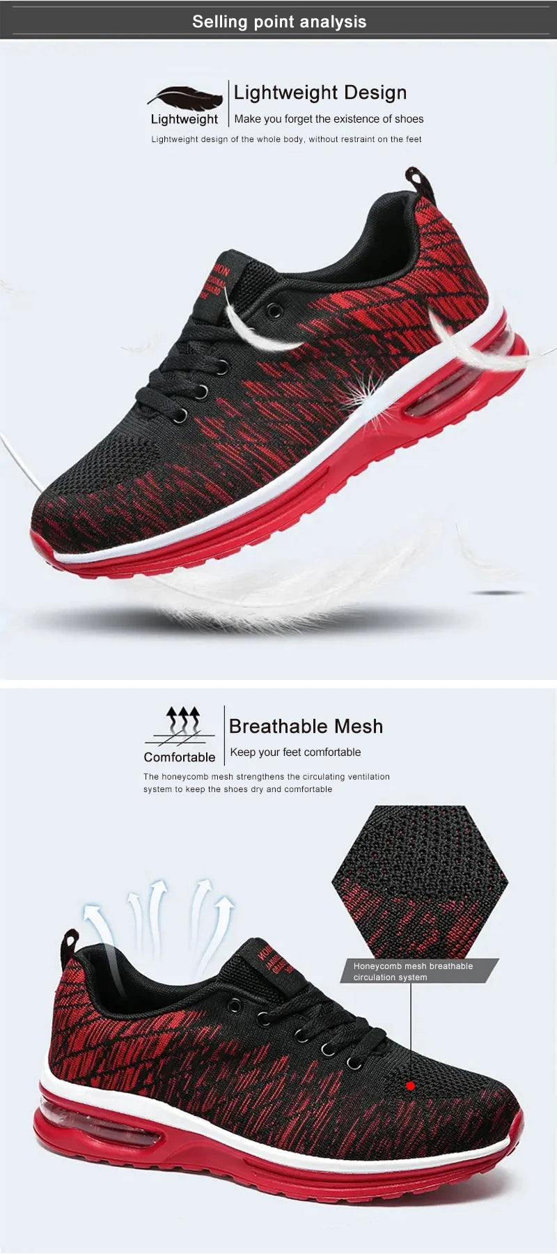 Men Running Shoes Fashion Breathable Outdoor Male Sports Shoes Sneakers Women Comfortable Athletic Footwear.
