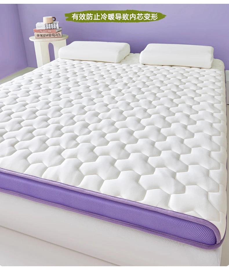 Schwammmatratze, elastisches Kissen, Zuhause, doppelt faltbar, Memory-Schaum, Latex, Tatami-Matte, Studentenwohnheim, Einzel-Schlafmatratzen