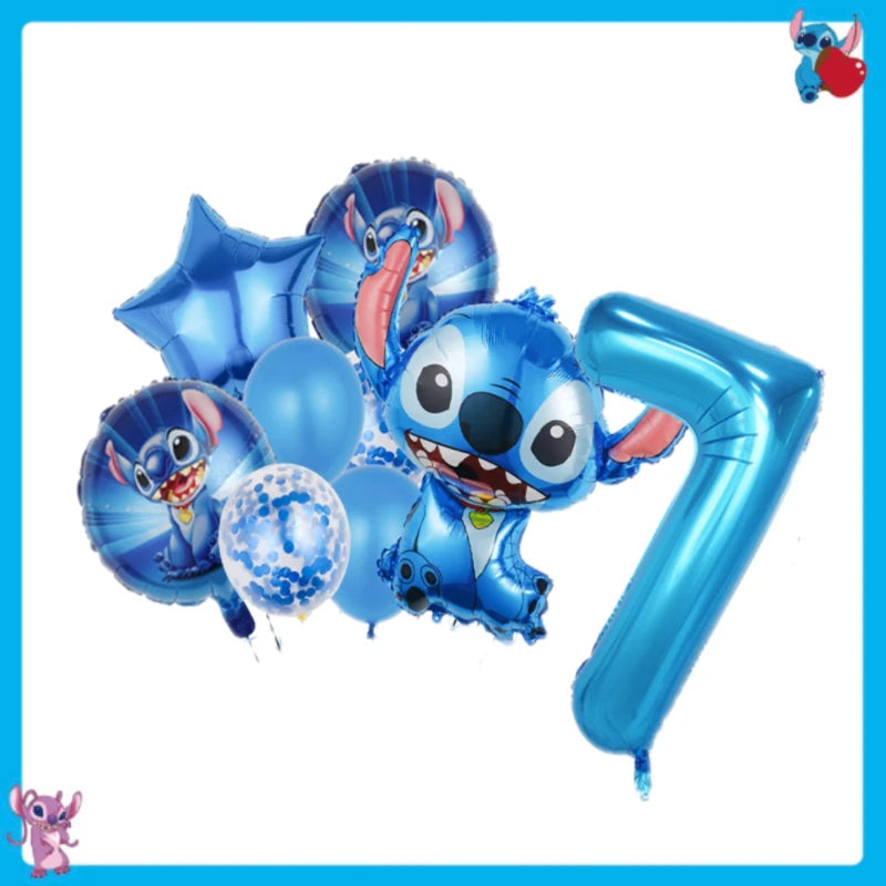 Disney Lilo und Stitch Geburtstag Party Dekoration Geschirr Tasse Teller Tischdecke Luftballons Thema Party liefert Banner Hintergrund.