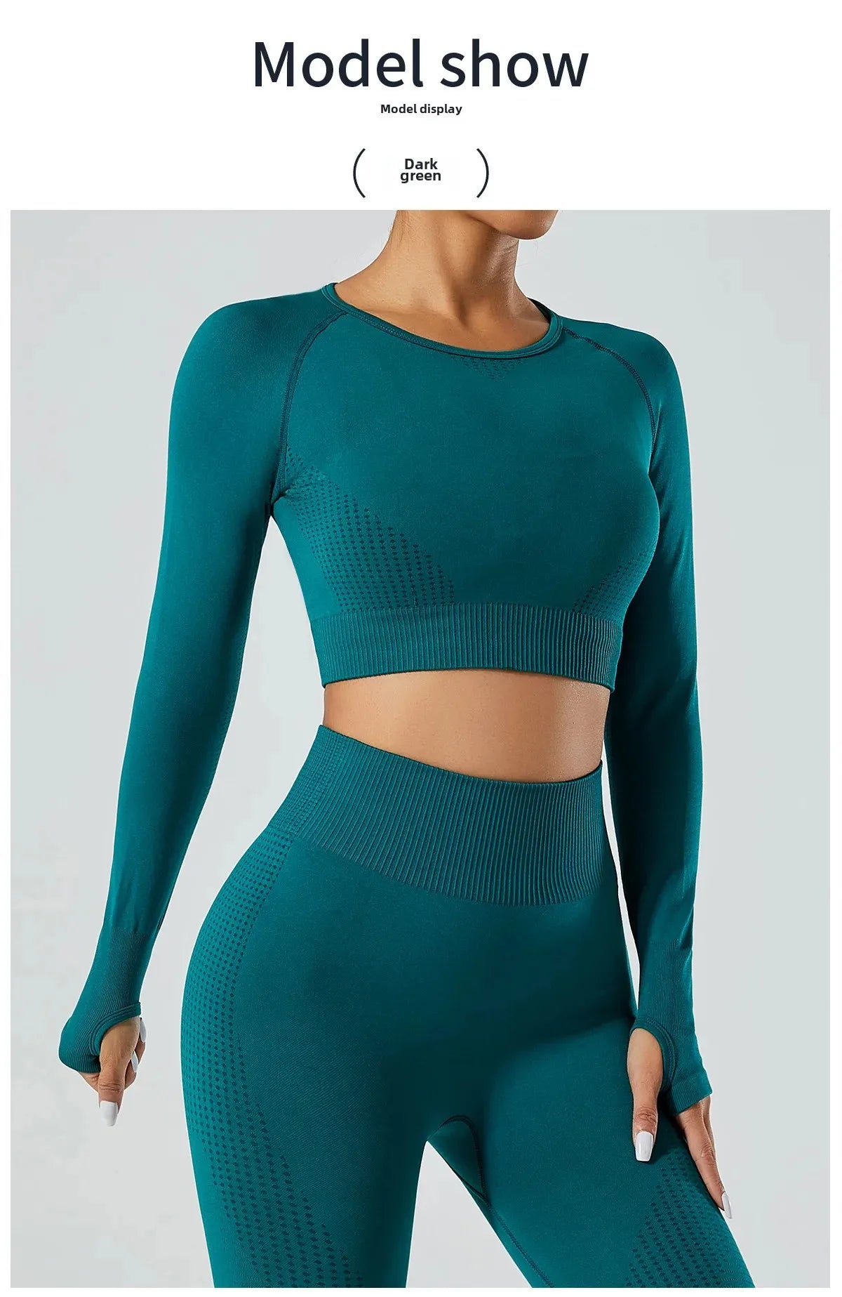 Seamless Cross-Border Running Sports Top Breathable Fitness Jacket Training Quick-Dry Outerwear Long Sleeve Yoga Wear For Women.