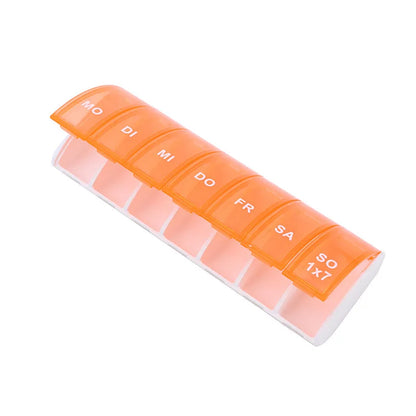 Weekly 6/7/8/10/21 Grids Pill Box Medicine Organizer Black Plastic Storage Box Container Portable Pill Case