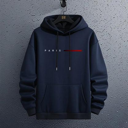 Paris Fashion Hoodies for Men All Season Daily Casual Sports Hooded Sweatshirts 2025 Male Home Outdoor Comfort Fashion Pullover.