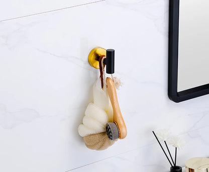 Badezimmer-Hardware-Set aus gebürstetem Gold, Handtuchhalter aus Edelstahl 304, Handtuchring, Toilettenpapierhalter, Kleiderhaken, Badezimmer-Zubehör
