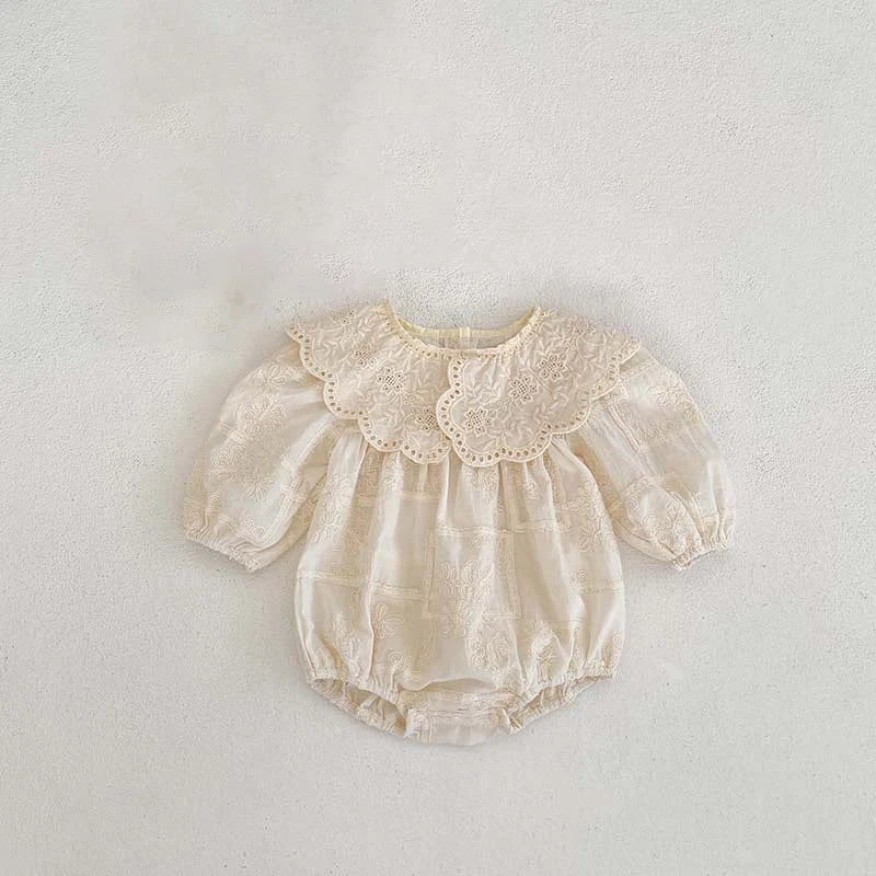 Frühling Baby Body Schwestern Kleid Blume Stickerei Kleid für Kleinkind Mädchen Kleinkind Outfit