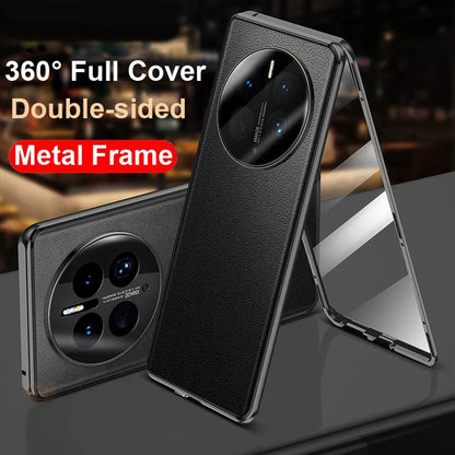 Luxury Leather Glass 360° Cover for Honor Magic 6 7 Pro HD Shockproof Bumper Phone Case Funda for Honor Magic 6 5 4 Lite 5G.