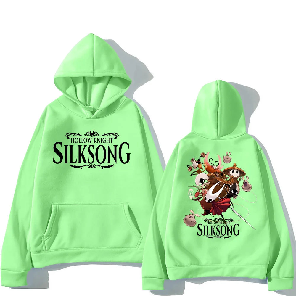 Hollow Knight Silksong Hot Game Hoodies Long Sleeve Fashion Casual Pullovers High Street Women Men Sweatshirt Fashion Streetwear.