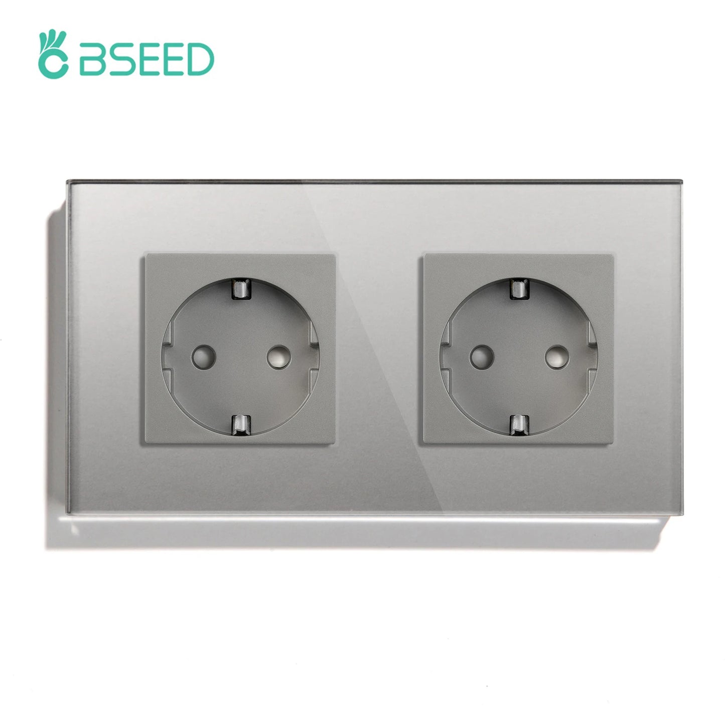 Bseed eu Standard Wand steckdosen Typ-C-Steckdosen Wand steckdose USB-Ladeans chluss Glasscheibe Kinderschutz 16a.