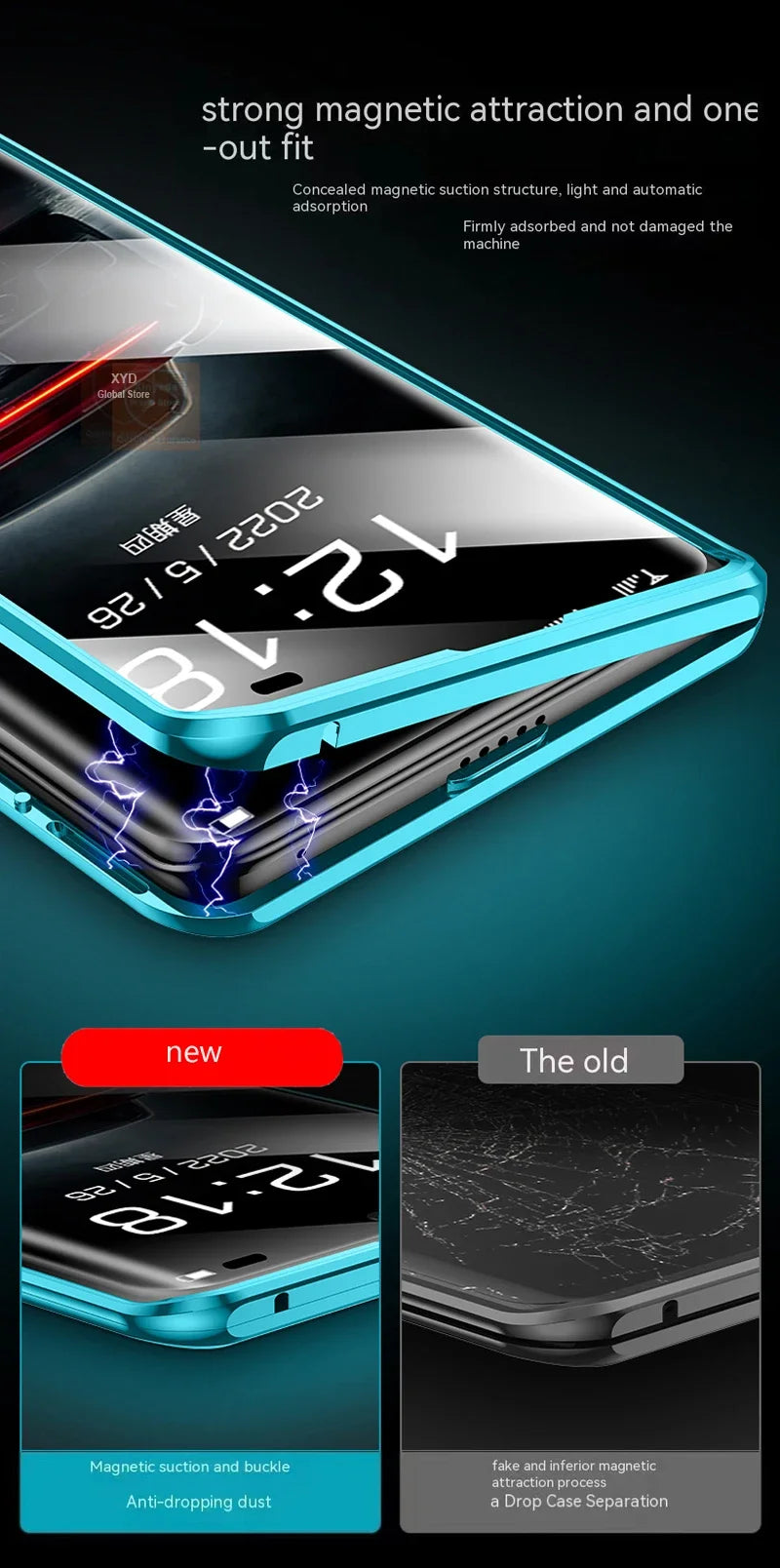 Luxury Leather Glass 360° Cover for Honor Magic 6 7 Pro HD Shockproof Bumper Phone Case Funda for Honor Magic 6 5 4 Lite 5G.