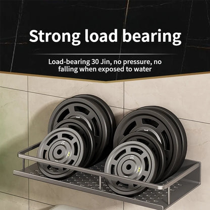 60 cm Breite, verbessertes WC-Aufbewahrungsregal/Badezimmer-Shampoo-Regale, Kleiderbügel, Duschregal, Kleiderbügel, Eckregal