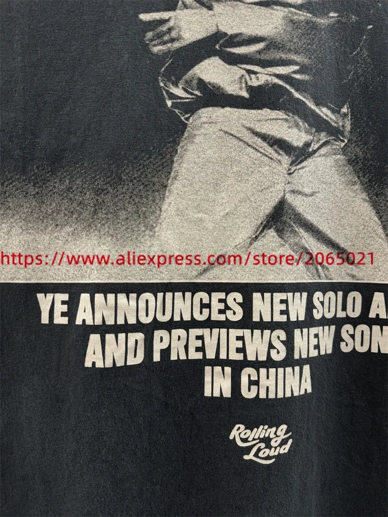 SAINT Vintage NIN Nine-inch Nail T-Shirts Best Quality Vintage Washed T Shirt Tee Tops