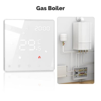 MOES Tuya ZigBee WiFi Smart Thermostat Programmable Temperature Controller for Water Boiler Electric Heating Alexa Google Home