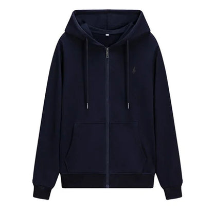 New Autumn and Winter Casual Men's Sportswear Fashionable Outdoor Jogging Fitness Zipper Hoodie and Warm Sweatshirt.