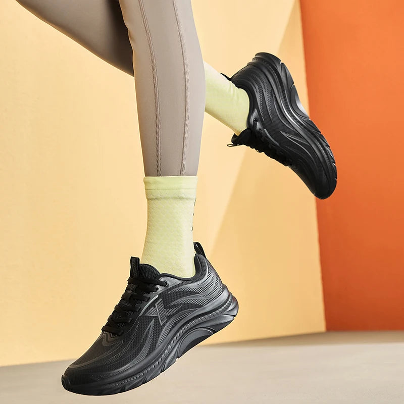 Xtep 299 Leather Running Streamline For Women 2024 Winter Running Shoes Leisure Training Sneaker(Suggest 1 size up) 876418110021.