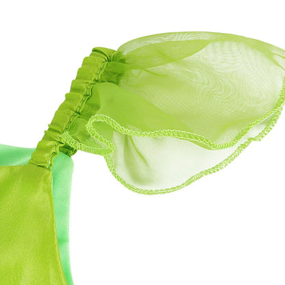 3-10 Jahre Kinder Feenkleid Kinder Cosplay Abend Fantasie Baby Rüschen Karneval Kostüm Prinzessin Grün Party Kleidung 2023 Neu.