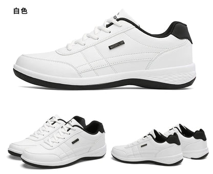 Pu Leder Männer Schuhe Turnschuhe Trend Casual Atmungsaktive Freizeit Männlichen Turnschuhe Nicht-Slip Schuhe Vulkanisierte Schuhe Tenis Masculino