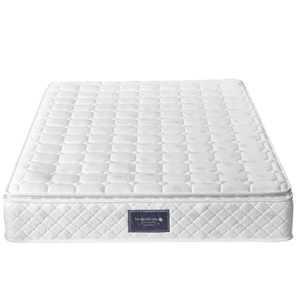 Spring Core Mattress, 7-zone Cold Foam Mattress, Pocket Springs, Quilted Microfiber Cover, Firmness Level H3, Height 25 Cm.
