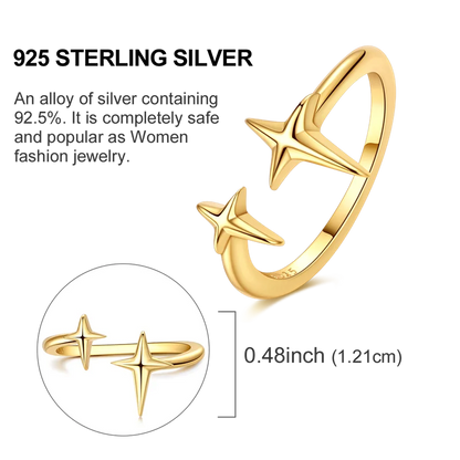 925 Sterling Silver Rings Gold Color Sparking Popular LOVE Wedding Ring Certified Women Engagement Jewelry Anniversary Gifts