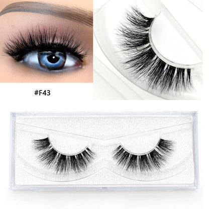 Visofree Eyelashes 3D Mink Lashes High Volume Handmade Mink False Eyelashes Thick Full Strip Lashes Cruelty Free cilios posticos