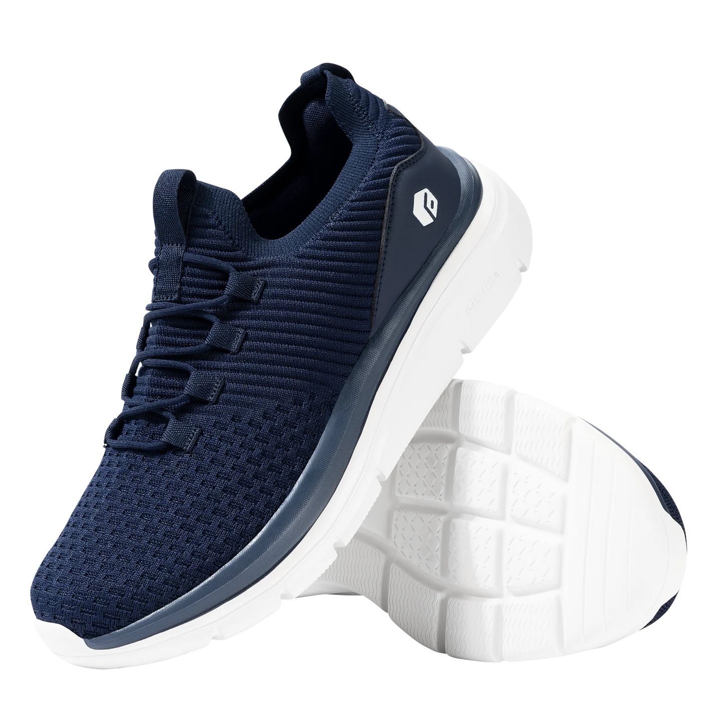 FitVille Herrenschuhe zum Hineinschlüpfen, leichte, breite Breite für Plattfüße, Plantarfasziitis, Fersenschmerzlinderung