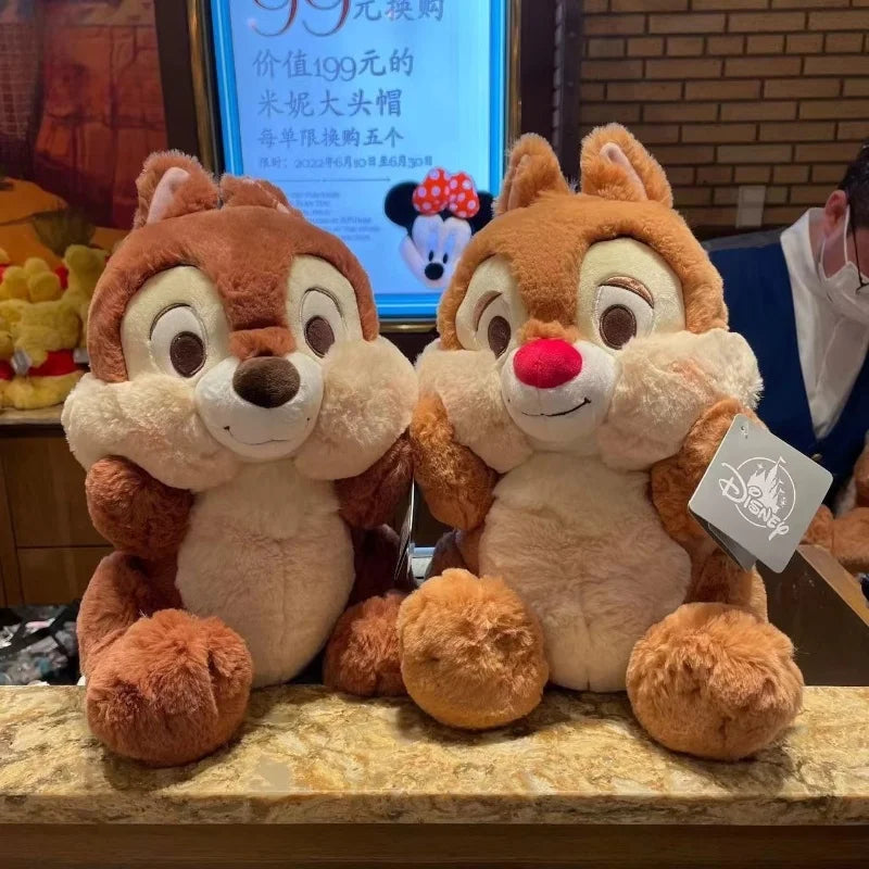 30/60cm Disney Chip And Dale Toy Stuffed Chipmunks Lovely Anime Soft Hug Pillow Sleeping Girl Child Gifts Doll.