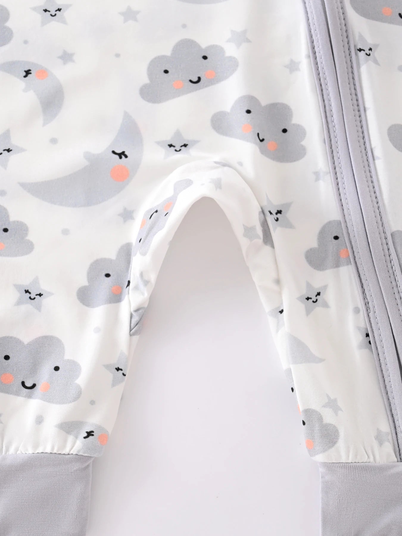 Neugeborenes Baby-Body mit Reißverschluss für alle Jahreszeiten, Jungen, langärmelig, Strampler, Kleidung, Mädchen, Rundhals-Body, 0–1–3–6 Monate.