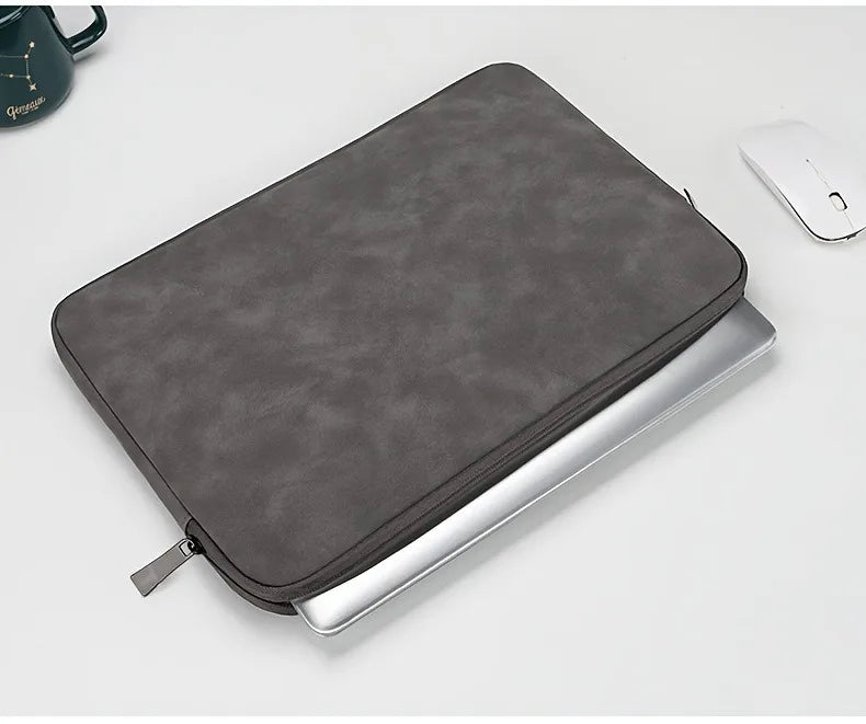 11 13 14 15 Inch Laptop PU Leather Protective Tablet Bag Computer Pouch Case Storage Bags Slim Laptop Sleeve for Macbook Perfect.