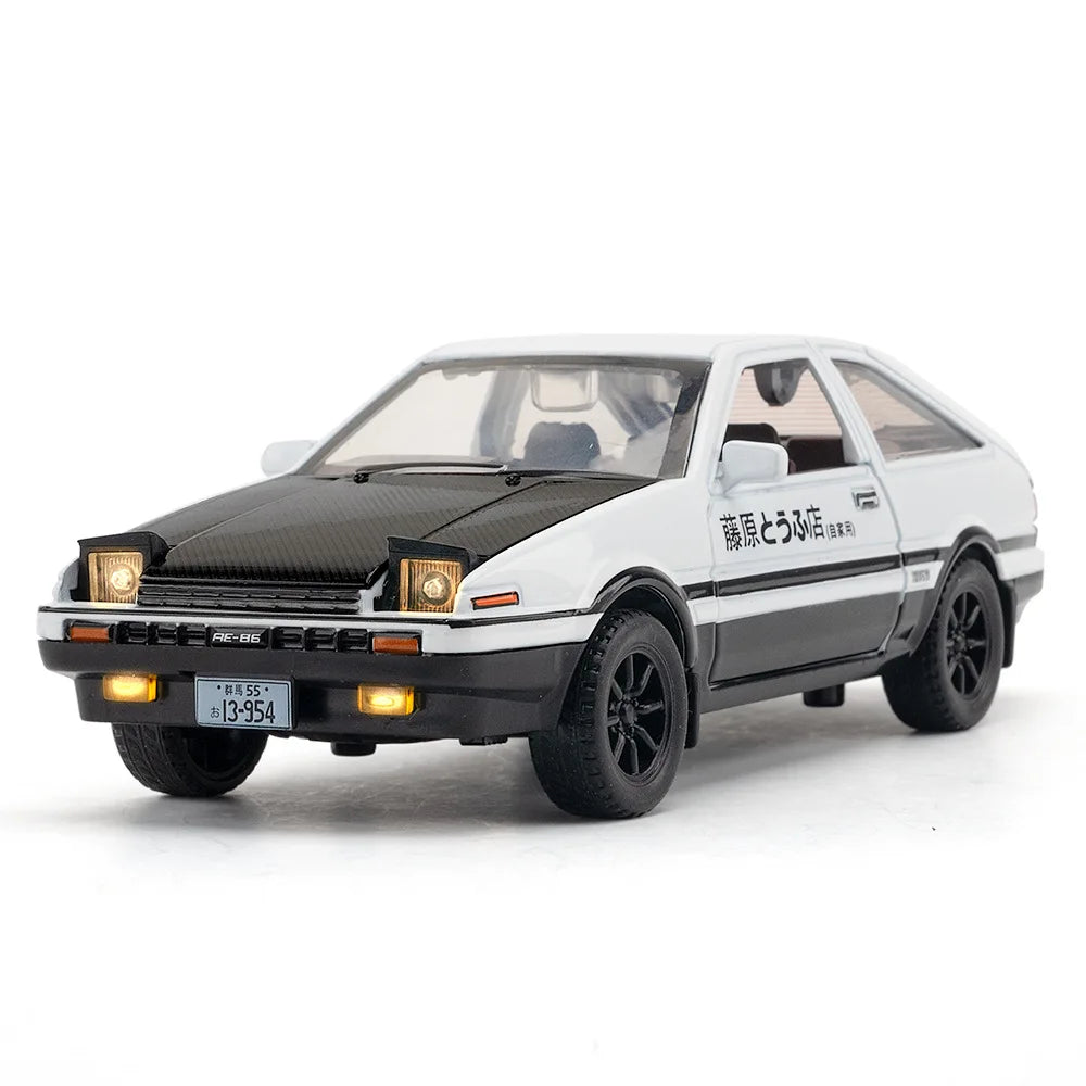 1:32 Simulation AE86 Metal Alloy Toy Car Diecasts Toy Vehicles Decoration Model Miniature Christmas Gift Toys For Children Boy