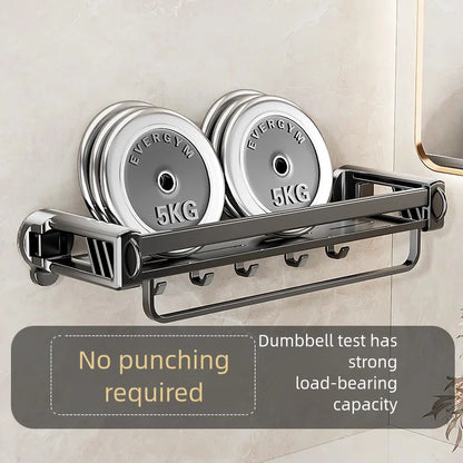 Versteckter Aufbewahrungsregal mit Saugnapf, Aufbewahrungskorb für Badezimmer und Toilette, lochfreie Wandaufbewahrung für Toilettenspüle