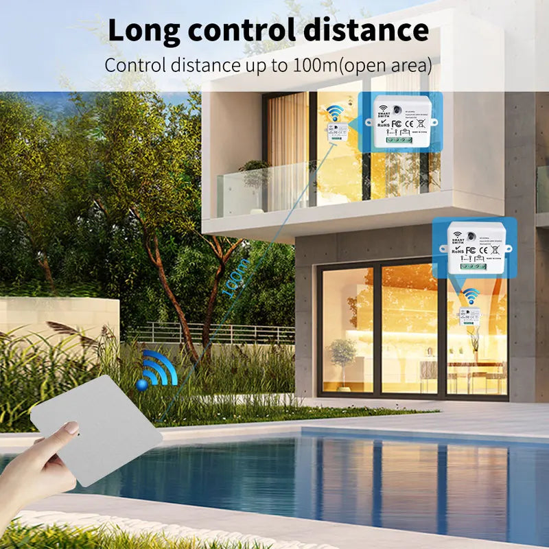 86 Wireless Smart RF 433 Mhz 100-220 V Wand Panel mit Fernbedienung Mini Relais Empfänger Hause Led licht Lampe Schalter.