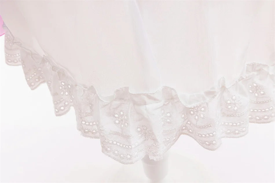 Kinder Lilo und Stitch Rollenspiel Prinzessin Kleid Kinder Bühnenkostüm Mädchen Karneval Halloween Party Cartoon Bekleidung.