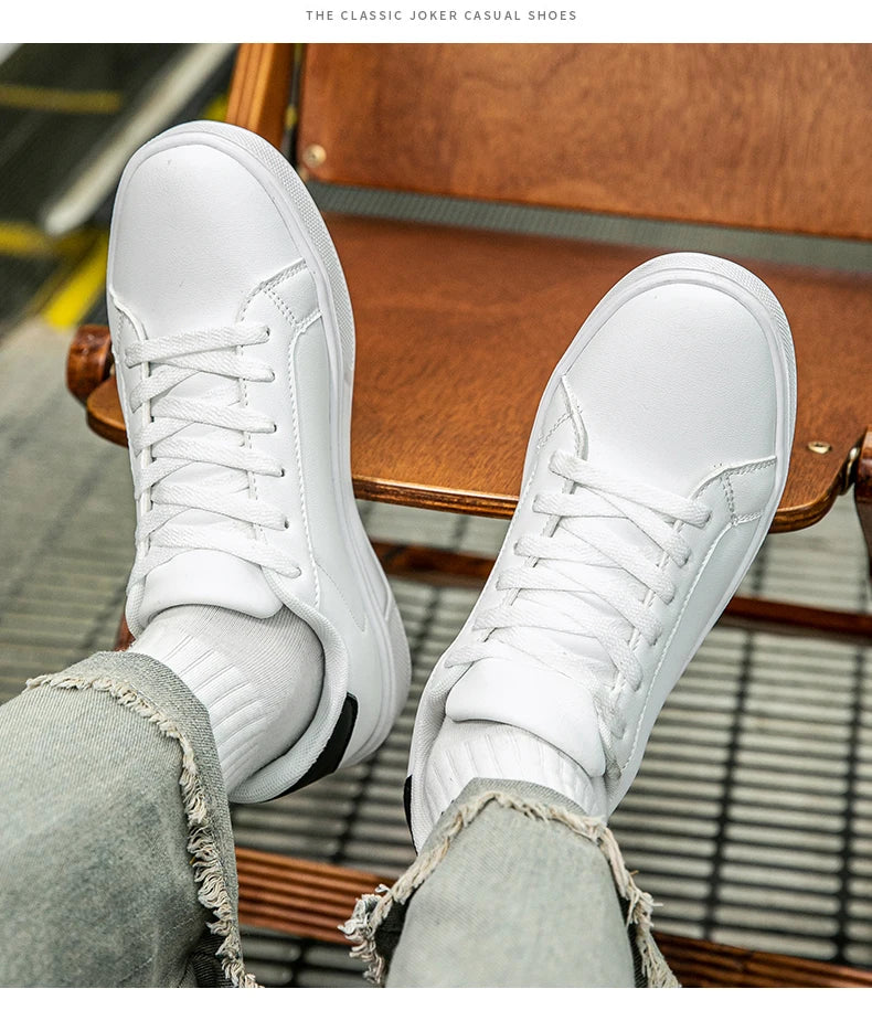 PU Leather Men Shoes Sneakers Trend Casual Shoes Leisure Male Sneakers Footwear Men Vulcanized Shoes Couple Shoes Women Shoes.