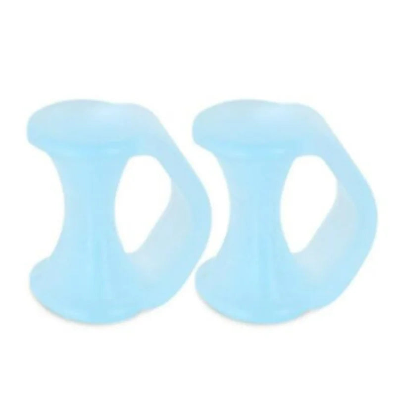 2pcs=1pair Separator Finger Feet Care Protector Silicone Toe Orthopedic Products Bunion Corrector Hallux Valgus For Pedicure.