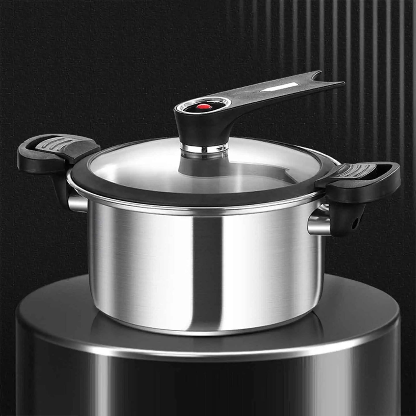 Portable Pressure Cooker Fast Cooking Stew Pot Pressure Cooker Stainless Steel Fast Cooking Multifunctional Kitchen Accessories.