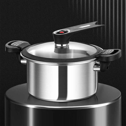 Portable Pressure Cooker Fast Cooking Stew Pot Pressure Cooker Stainless Steel Fast Cooking Multifunctional Kitchen Accessories.