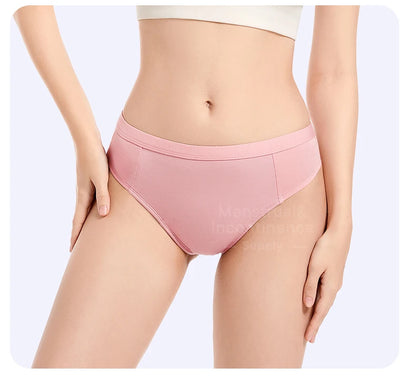Bikini Menstrual Panties Eco-friendly Reusable Breathable Leakproof Period Underwear for Women Bamboo Fibre