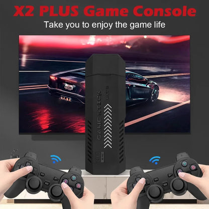 X2 Plus 256G 128G 64G GD10 Pro 4K Game Player 3D HD Retro Video Game Console Wireless Controller TV 50 Emulator For Kids Gifts.