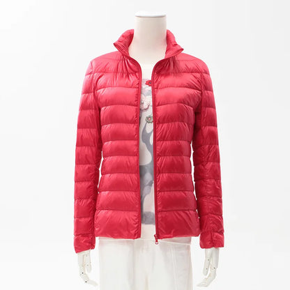 13 Farben Frauen Frühling Puffer Mantel 2023 Neuheiten Ultra Licht Weiße Ente Unten Jacke Koreanische Slim Fit Kurze Parkas